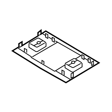 Volkswagen 3CN-947-133-ZA2 Map Lamp Lens