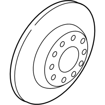 Volkswagen Taos Brake Disc - 5QM-615-601-E