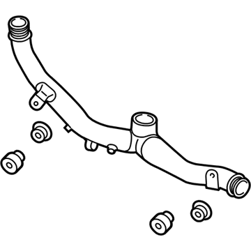 Volkswagen 7L6-145-792-E Connector Pipe