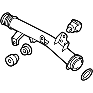 Volkswagen 7L6-145-762-A Upper Pipe
