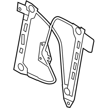 Volkswagen CC Window Regulator - 3C8-837-462-M