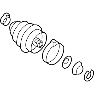 Volkswagen Rabbit CV Joint Boot - 1K0-498-203