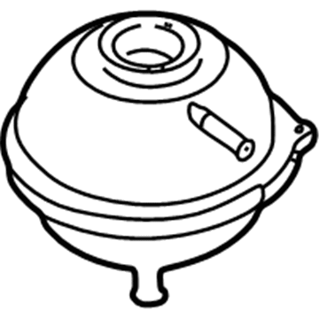 Volkswagen EuroVan Coolant Reservoir - 701-121-407-E