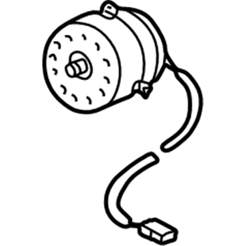 Volkswagen Cooling Fan Motor - 701-959-455-L