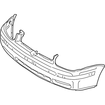 Volkswagen Bumper - 1E0-807-217-B-GRU