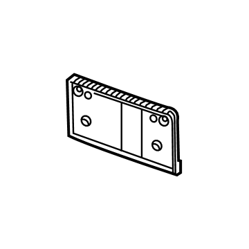 Volkswagen 5H0-807-287-D-9B9 License Bracket