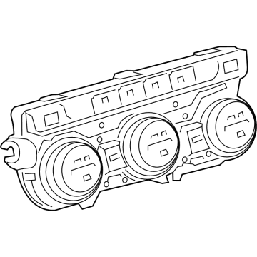 Volkswagen Arteon A/C Switch - 3G8-907-044-A-XBT