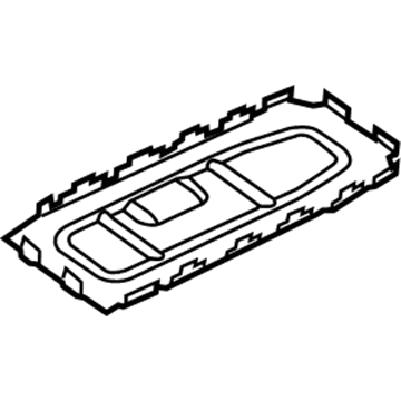 Volkswagen Eos Center Console Base - 1K0-711-091-A