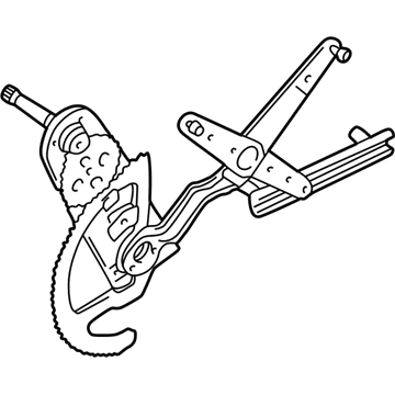 Volkswagen Cabrio Window Regulator - 1E0-847-271