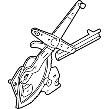 Volkswagen Cabrio Window Regulator - 1E0-847-275