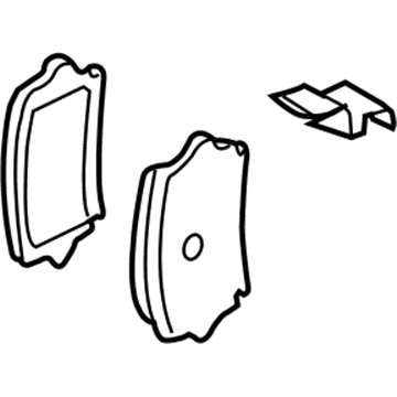 Volkswagen Brake Pad Set - 5C0-698-451-D