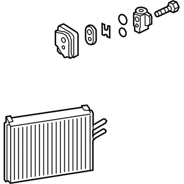 Volkswagen Touareg A/C Evaporator Core - 7P0-820-101-B