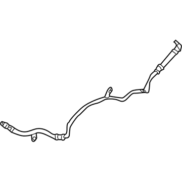 Volkswagen Phaeton Power Steering Hose - 3D0-422-891-BA