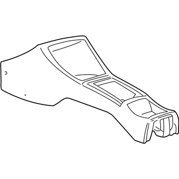 Volkswagen Cabrio Center Console - 1HM-863-243-D-B41