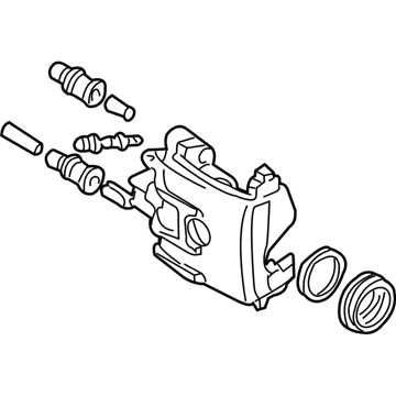 Volkswagen Jetta Brake Caliper - 1K0-615-123-D