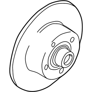 Volkswagen Passat Brake Disc - 4B3-615-601
