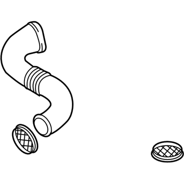 Volkswagen Touareg Air Intake Hose - 7L6-129-609-D