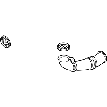 Volkswagen Touareg Air Intake Hose - 7L6-128-609-D