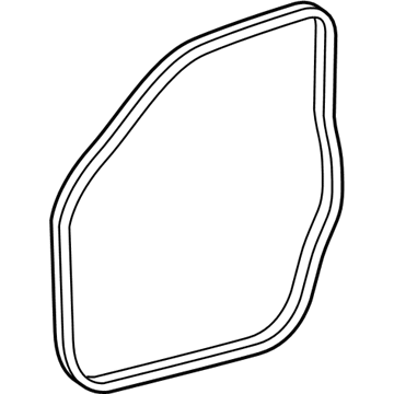 Volkswagen 1K4-837-701-E-9B9 Door Weatherstrip