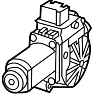 Volkswagen Beetle Window Motor - 6R0-959-802-DR-Z01