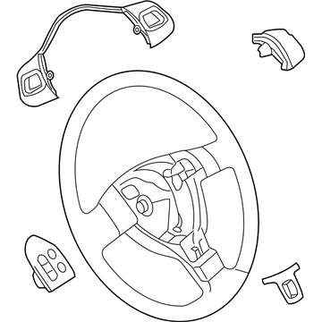 Volkswagen GTI Steering Wheel - 5K0-419-091-AD-ASY