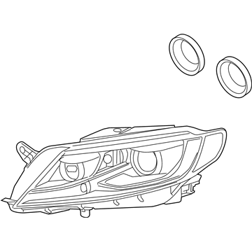 Volkswagen CC Headlight - 3C8-941-039-F