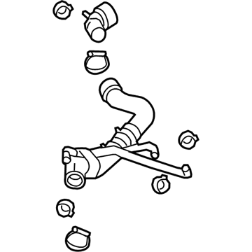 2006 Volkswagen Beetle Radiator Hose - 1C0-122-101-BD