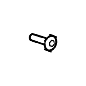 Volkswagen N-104-301-04 Retainer Plate Bolt