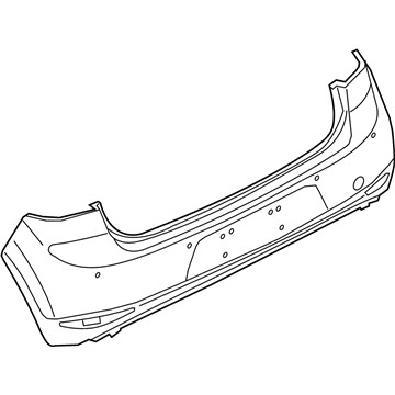 Volkswagen Bumper - 5G6-807-417-BQ-GRU
