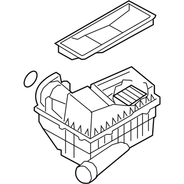 Volkswagen Beetle Air Filter Box - 1K0-129-607-BB