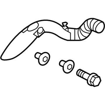 2010 Volkswagen Jetta Air Intake Hose - 1K0-129-565-AD