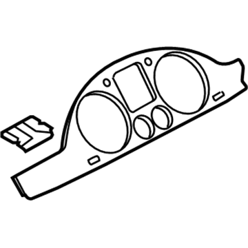 Volkswagen Instrument Cluster - 3C1-858-335-BF-3F4