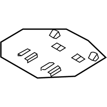 Volkswagen 7P6-959-191-A Control Module Bracket