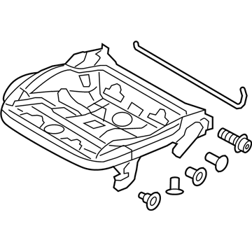 Volkswagen 8K0-881-157 Cushion Frame