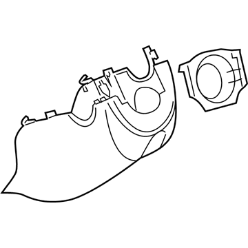 Volkswagen Beetle Steering Column Cover - 5N0-858-559-F-82V