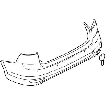 Volkswagen Golf Alltrack Bumper - 5GM-807-417-BF-GRU