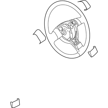 Volkswagen Jetta Steering Wheel - 1K0-419-091-EP-1QB