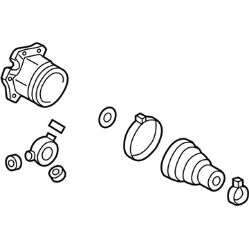 2005 Volkswagen Jetta CV Joint - 1K0-498-103-Q