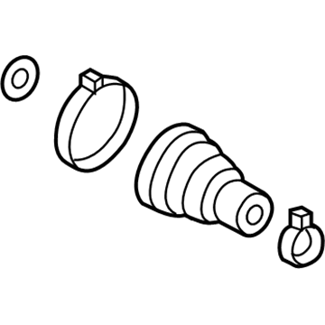 Volkswagen Passat CV Joint Boot - 1K0-498-201-D