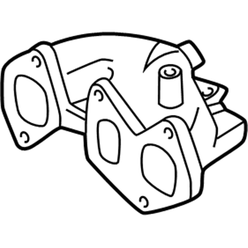Volkswagen R32 Exhaust Manifold - 022-253-034-M