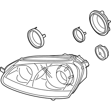 Volkswagen Jetta Headlight - 1K6-941-039-B