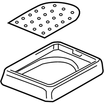 Volkswagen 7L6-863-077-3X1 Tray