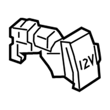 Volkswagen 1K0-919-341-H-9B9 Power Outlet Cover