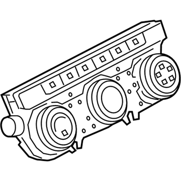 Volkswagen A/C Switch - 3CN-907-044-M-WZU