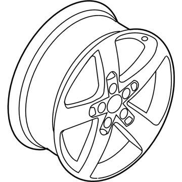 Volkswagen Touareg Alloy Wheels - 7P6-601-025-AE-88Z