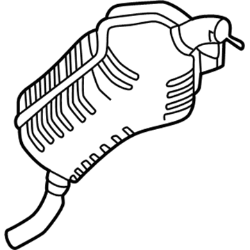 Volkswagen Passat Muffler - 3B0-253-609-H