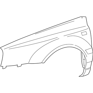 Volkswagen Fender - 1EM-821-022-B