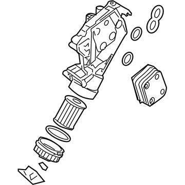 Volkswagen Touareg Oil Filter Housing - 077-115-401-AD