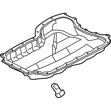 Volkswagen Jetta Oil Pan - 07K-103-600-A
