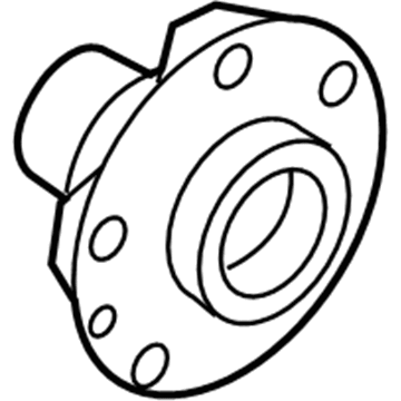 Volkswagen Phaeton Wheel Hub - 4E0-407-613-C